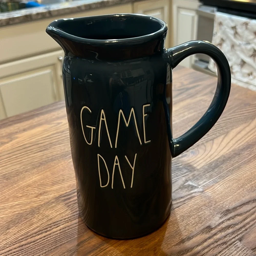 Rea Dunn Blue Game Day Drink Pitcher
